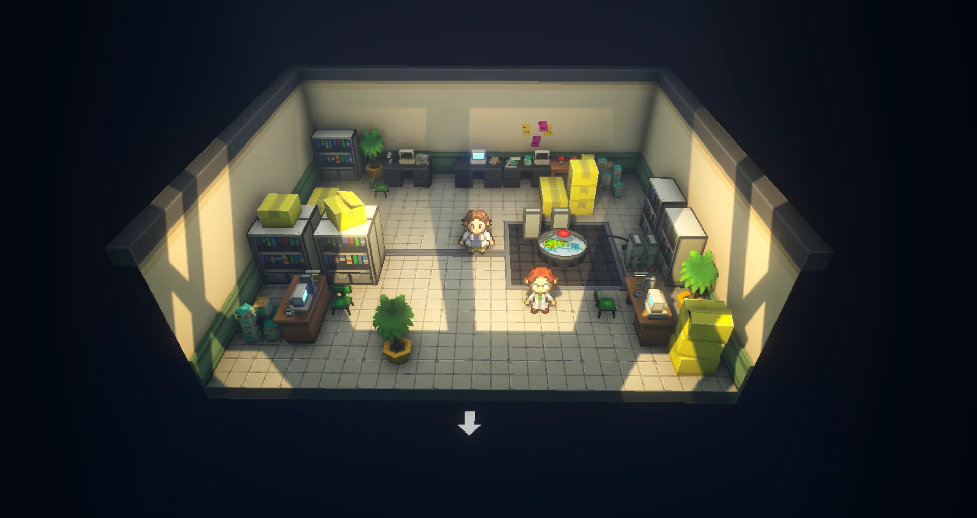 Professor Birch's lab in Gamma Emerald